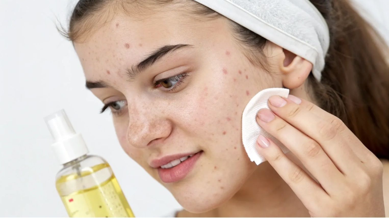 Solución antiacné con clindamicina